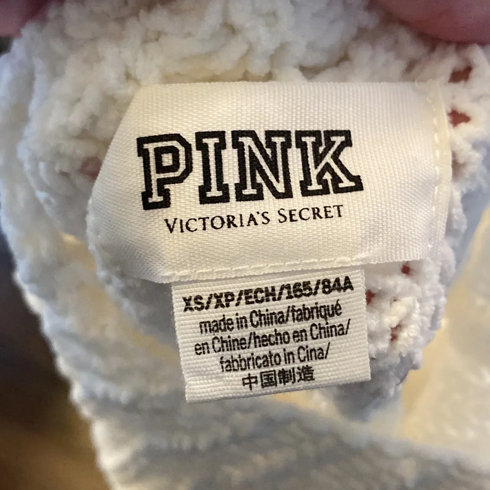 Pink Victorias Secret Very Soft White Turtleneck XS EUC